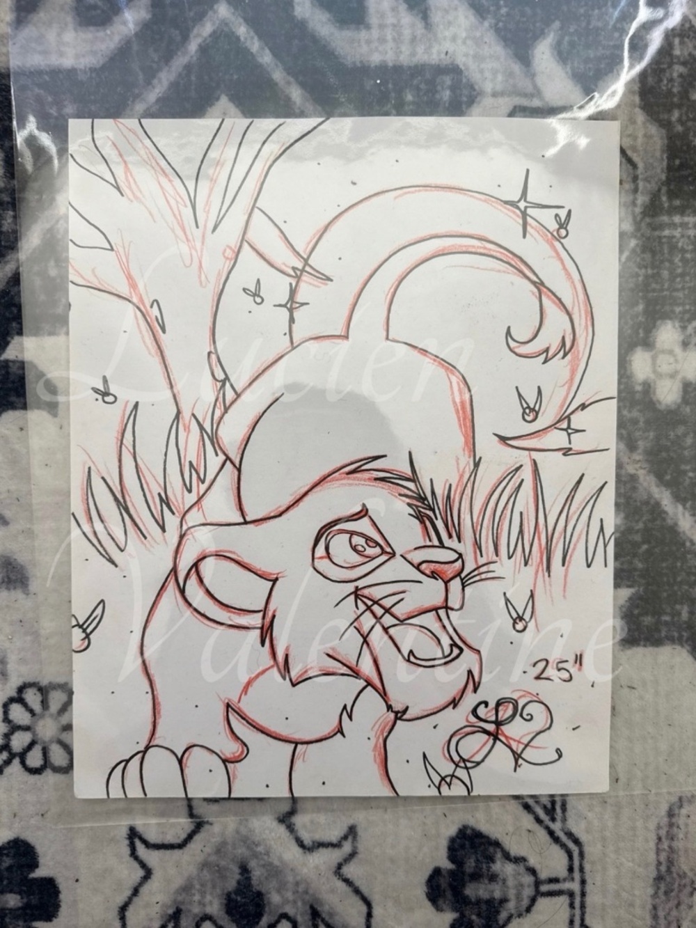 Lion King Practice Sketch